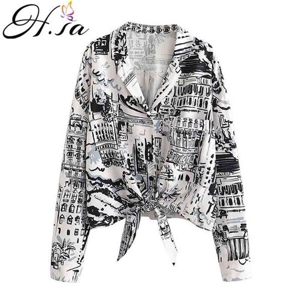 hsa summer shirts for women turn down collar spaper printed bow blusa and long sleeve streetwear 210430, White
hsa summer shirts for women turn down collar spaper printed bow blusa and long sleeve streetwear 210430, White