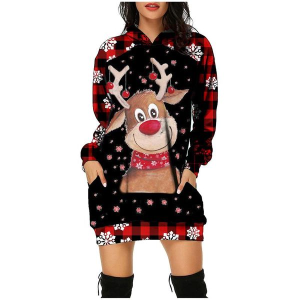 casual dresses woman hoodie bag hip pocket print dress christmas printed long sleeves women's loose female vestido, Black;gray
casual dresses woman hoodie bag hip pocket print dress christmas printed long sleeves women's loose female vestido, Black;gray