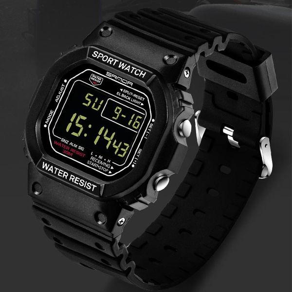 wristwatches sanda 329 digital watch men's waterproof diving led sports brand military relogio masculino saat, Slivery;brown
wristwatches sanda 329 digital watch men's waterproof diving led sports brand military relogio masculino saat, Slivery;brown