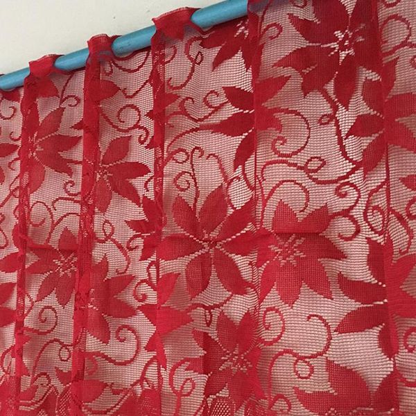 curtain & drapes 1pc europe red lace window tulle curtains for living room kitchen modern treatments voile christmas decor
curtain & drapes 1pc europe red lace window tulle curtains for living room kitchen modern treatments voile christmas decor
