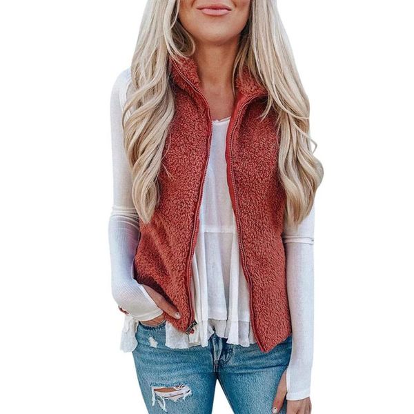 women's vests 2021 vest female autumn winter solid sleeveless red tank open front zipper colete mulher doudoune sans manche femme a1, Black;white
women's vests 2021 vest female autumn winter solid sleeveless red tank open front zipper colete mulher doudoune sans manche femme a1, Black;white