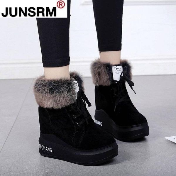 boots winter heel snow for women ankle warm plush booties women's fashion shoes high square heels platform, Black
boots winter heel snow for women ankle warm plush booties women's fashion shoes high square heels platform, Black