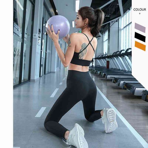 lulu new nude yoga women's beautiful back sports underwear elastic bra fitness suit two-piece summer, Gray
lulu new nude yoga women's beautiful back sports underwear elastic bra fitness suit two-piece summer, Gray