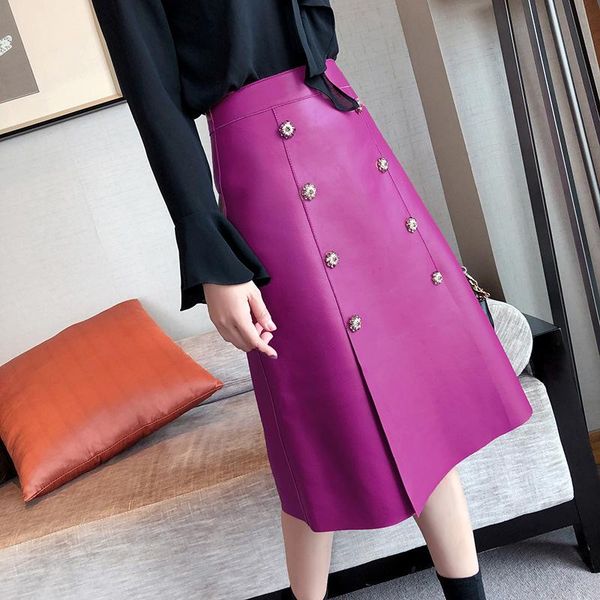 skirts spring autumn women's elegant high-rise leather genuine a-line skirt c783, Black
skirts spring autumn women's elegant high-rise leather genuine a-line skirt c783, Black