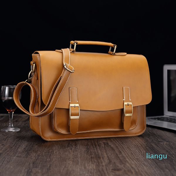 men's genuine cowhide leather handbag briefcases lapcrossbody shoulder bag luxury satchel messenger business bags for men brown
men's genuine cowhide leather handbag briefcases lapcrossbody shoulder bag luxury satchel messenger business bags for men brown