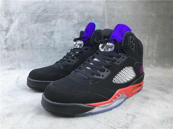 3 black red purple basketball shoes 5s mens jumpman 5 fashion sneakerspe7d