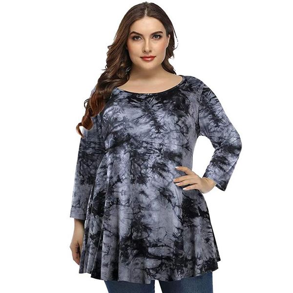 plus size t-shirt 4xl 5xl women 2021 spring autumn o neck long sleeve tie dye print retro vintage blouse loose big, Black
plus size t-shirt 4xl 5xl women 2021 spring autumn o neck long sleeve tie dye print retro vintage blouse loose big, Black