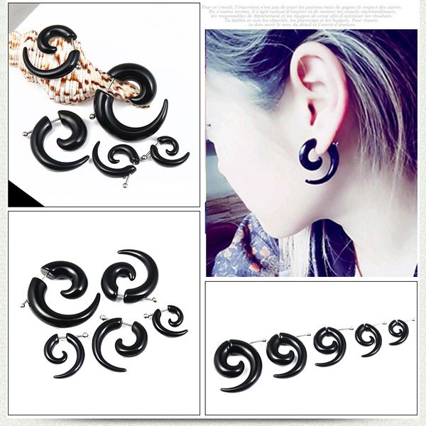 new design black acrylic ox horn charm dangle stud earring jewelry for man woman, Golden
new design black acrylic ox horn charm dangle stud earring jewelry for man woman, Golden