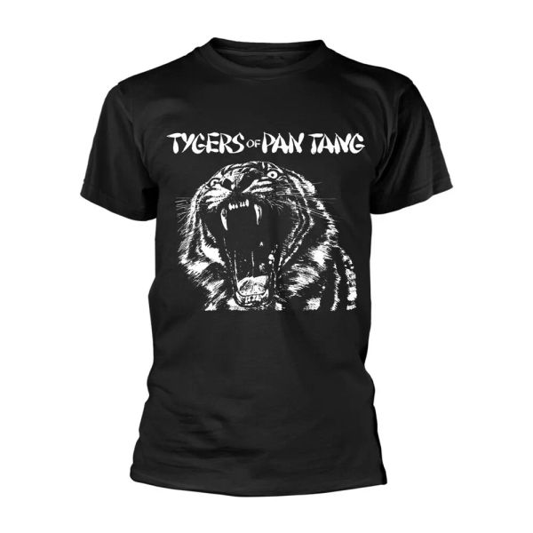 tygers of pan tang tiger official t-shirt men unisex, White;black
tygers of pan tang tiger official t-shirt men unisex, White;black