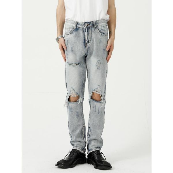 men's jeans fanan 2021 summer korean version of high street casual style light blue big hole tapered feet s-xxl
men's jeans fanan 2021 summer korean version of high street casual style light blue big hole tapered feet s-xxl