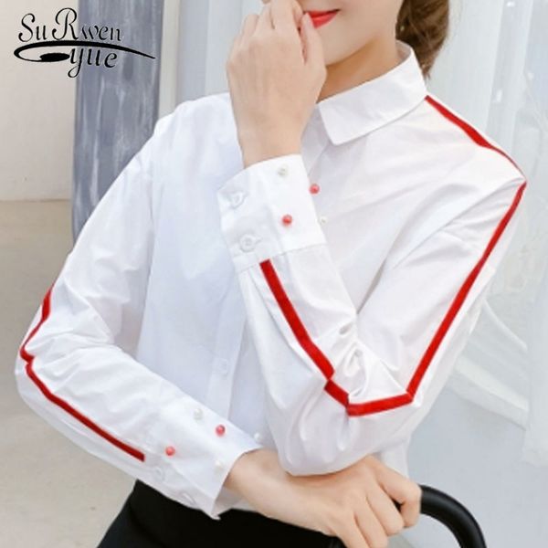 fashion women shirts casual long sleeve turn-down collar beading solid corduroy clothing 5397 50 210508, White
fashion women shirts casual long sleeve turn-down collar beading solid corduroy clothing 5397 50 210508, White