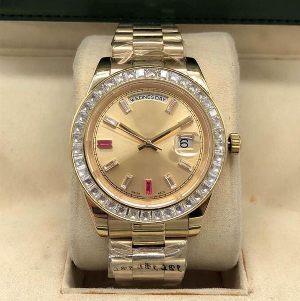 2021 est men's automatic watch, 41mm sapphire classic business week calendar, waterproof stainless steel folding buckle, Slivery;brown
2021 est men's automatic watch, 41mm sapphire classic business week calendar, waterproof stainless steel folding buckle, Slivery;brown