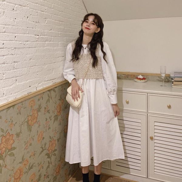 casual dresses long-sleeved dress early spring autumn 2021 the french two-piece little long restoring ancient ways, Black;gray
casual dresses long-sleeved dress early spring autumn 2021 the french two-piece little long restoring ancient ways, Black;gray