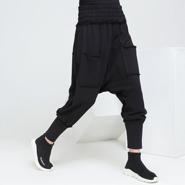 pants european station early autumn dark loose solid color small feet harem threaded trousers ankle pants trend, Black;white
pants european station early autumn dark loose solid color small feet harem threaded trousers ankle pants trend, Black;white
