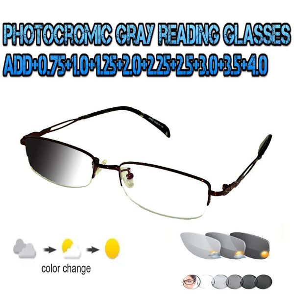 sunglasses pochromic gray reading glassesrectangular metal frame ultralight trend fashion ladies women+0.75to+4.0, White;black
sunglasses pochromic gray reading glassesrectangular metal frame ultralight trend fashion ladies women+0.75to+4.0, White;black