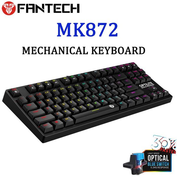 fantech 872 gaming keyboard rgb backlight black blue switch mechanical waterproof wired 87 keys for pc keyboards
fantech 872 gaming keyboard rgb backlight black blue switch mechanical waterproof wired 87 keys for pc keyboards