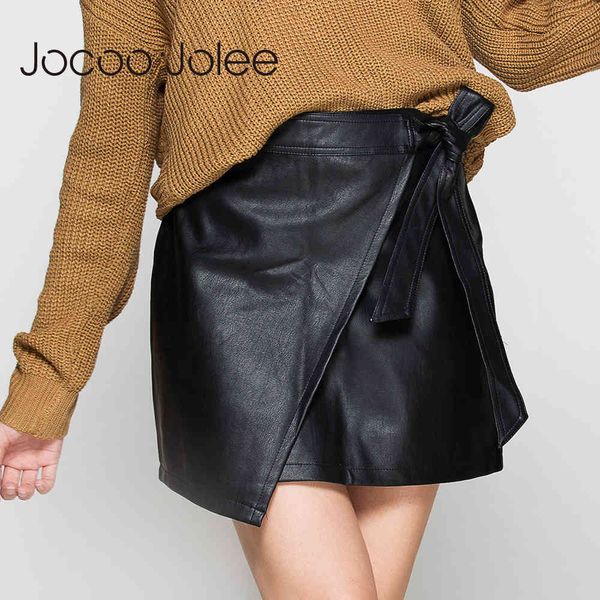 a-line black solid short skirt women lace up knee-length pu leater empire s high street style 210428
a-line black solid short skirt women lace up knee-length pu leater empire s high street style 210428