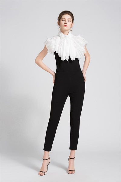 women's jumpsuits & rompers sipaiya arrival 2021 fashion women skinny high waist slim office lady work party wear jumpsuit special for, Black;white
women's jumpsuits & rompers sipaiya arrival 2021 fashion women skinny high waist slim office lady work party wear jumpsuit special for, Black;white