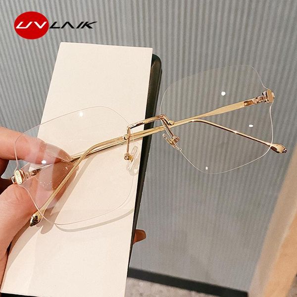 fashion sunglasses frames uvlaik 2021 frameless anti blue glasses frame men women square eyeglasses transparent clear lens prescription myop, Black
fashion sunglasses frames uvlaik 2021 frameless anti blue glasses frame men women square eyeglasses transparent clear lens prescription myop, Black
