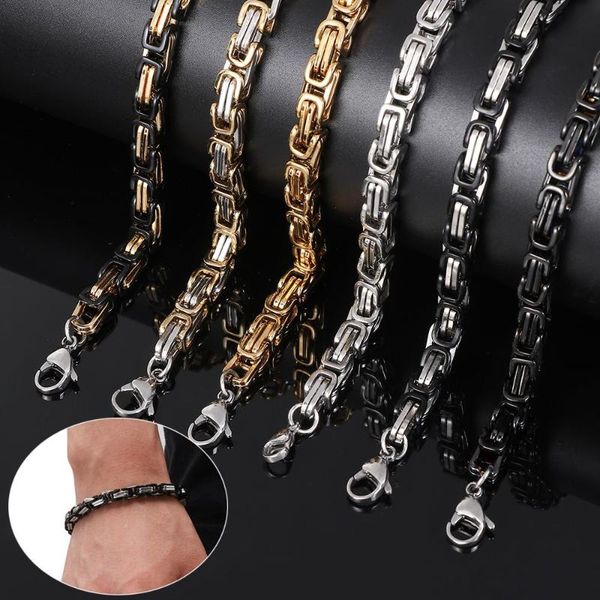 link, chain elegant stainless steel bracelets & bangles for men link jewelry gifts, Black
link, chain elegant stainless steel bracelets & bangles for men link jewelry gifts, Black