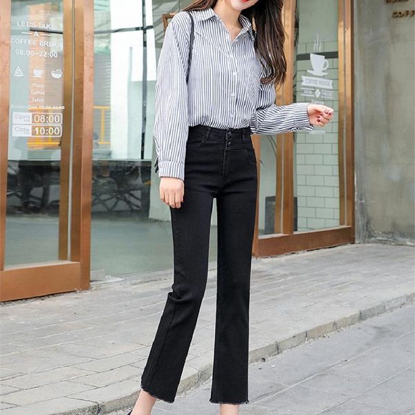 women's jeans slim pants straight female loose comfortable lady great elasticity girl high waist, Blue
women's jeans slim pants straight female loose comfortable lady great elasticity girl high waist, Blue