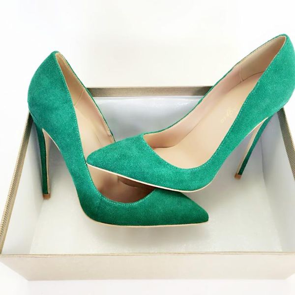 fashion women lady green suede leather poined toe stiletto high heel pump high-heeled shoe wedding dress shoes, Black
fashion women lady green suede leather poined toe stiletto high heel pump high-heeled shoe wedding dress shoes, Black