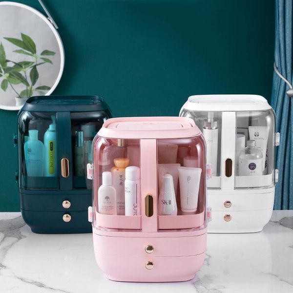 cosmetic storage box portable multi-function large-capacity deskdust-proof skin care products jewelry boxes & bins
cosmetic storage box portable multi-function large-capacity deskdust-proof skin care products jewelry boxes & bins