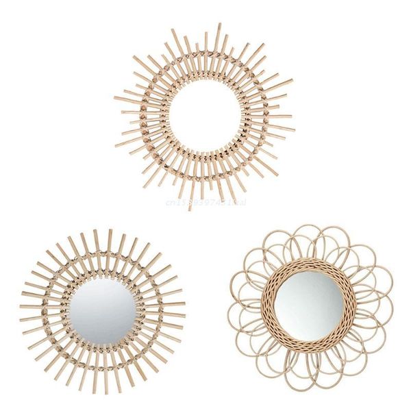 mirrors rattan innovative art decor round makeup mirror dressing wall hanging dropship
mirrors rattan innovative art decor round makeup mirror dressing wall hanging dropship