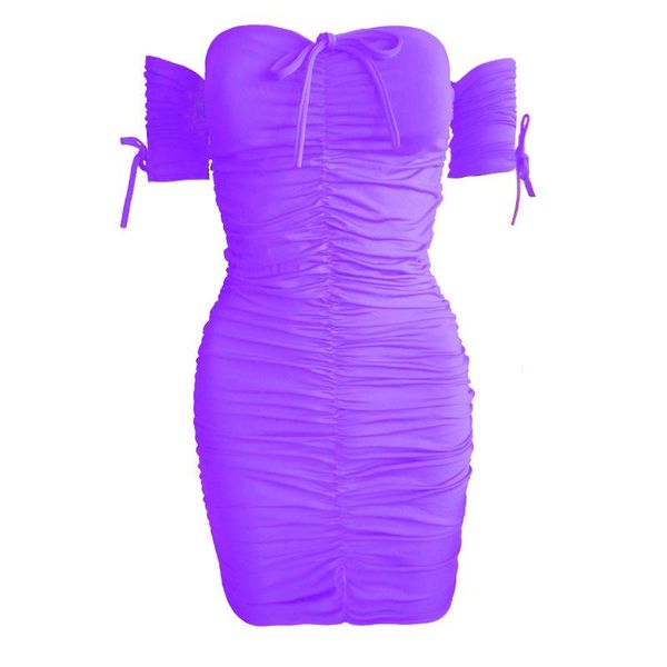 one-piece suits women's dress party tube pleated design off shoulder short sleeved mid length
one-piece suits women's dress party tube pleated design off shoulder short sleeved mid length