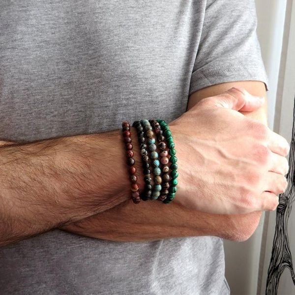 beaded, strands oaiite men fashion 4mm mini beads bracelet set rhodonite labradorite malachite stone healing bangle wristband jewelry, Black
beaded, strands oaiite men fashion 4mm mini beads bracelet set rhodonite labradorite malachite stone healing bangle wristband jewelry, Black