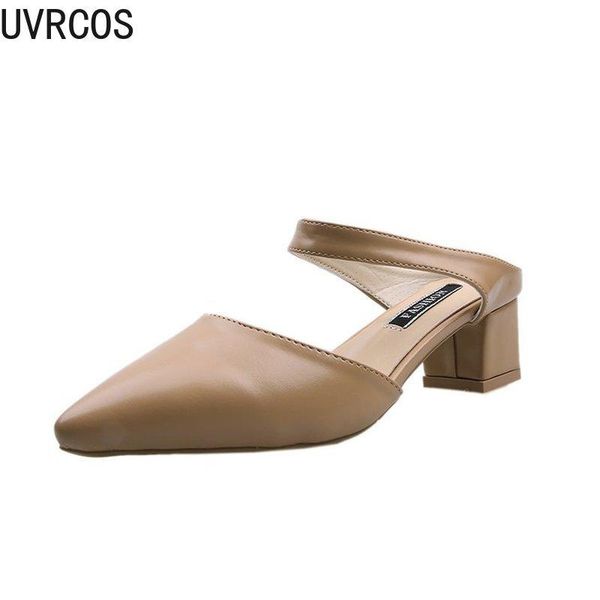 spring baotou women's slippers casual fashion solid color simple mature elegant belt and 2021, Black
spring baotou women's slippers casual fashion solid color simple mature elegant belt and 2021, Black