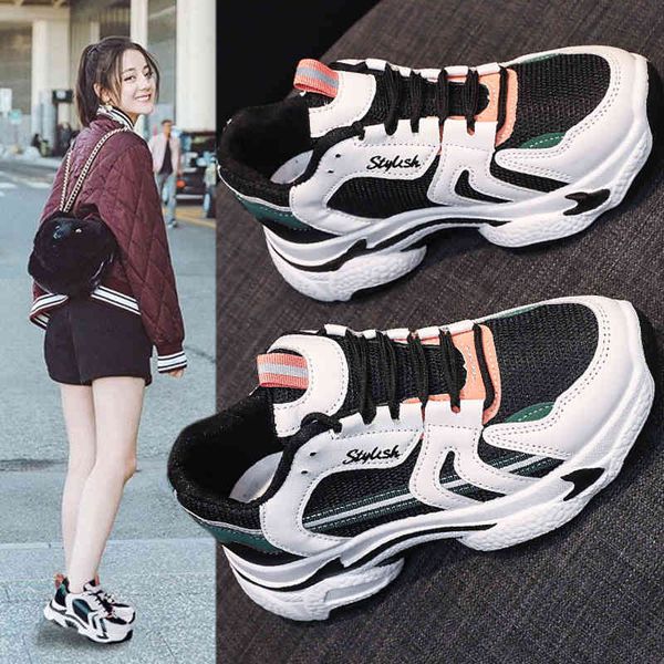2021 autumn new sports shoes women's thick soled dad fashion panda breathable mesh running
2021 autumn new sports shoes women's thick soled dad fashion panda breathable mesh running