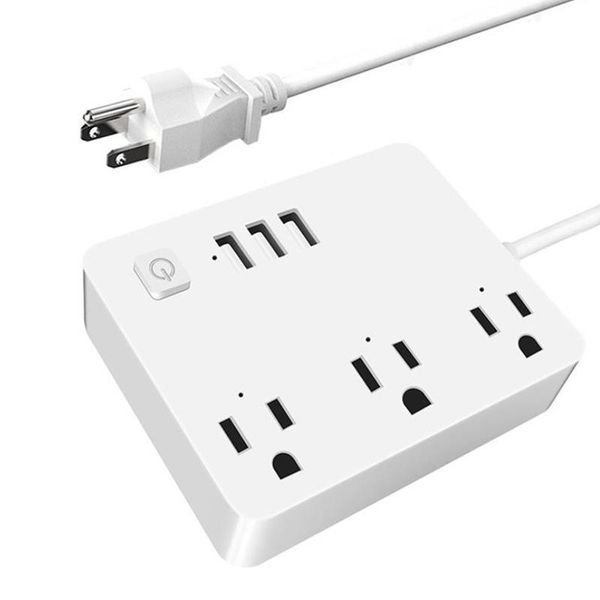 smart power plugs strip travel adapter with 3 us outlets usb ports on/off switch wall socket, plug
smart power plugs strip travel adapter with 3 us outlets usb ports on/off switch wall socket, plug