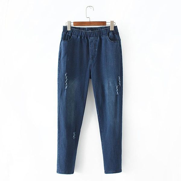 women's jeans e21 autumn winter plus size women clothing ankle-length 4xl casual fashion loose elastic waist denim pencil pants 636, Blue
women's jeans e21 autumn winter plus size women clothing ankle-length 4xl casual fashion loose elastic waist denim pencil pants 636, Blue