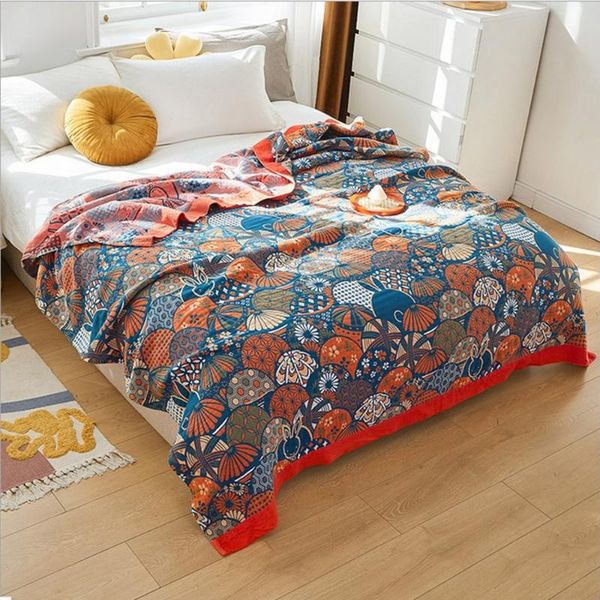 blankets bohemian cotton 4 layers of gauze for sofa quilt bedspread bed breathable summer linen soft throw blanket yarn
blankets bohemian cotton 4 layers of gauze for sofa quilt bedspread bed breathable summer linen soft throw blanket yarn