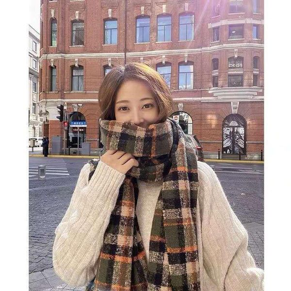 hats, scarves & gloves sets dark colors check woman lady winter thick warm soft neck warmer shawls wraps women female knitted wool long scar, Blue;gray
hats, scarves & gloves sets dark colors check woman lady winter thick warm soft neck warmer shawls wraps women female knitted wool long scar, Blue;gray