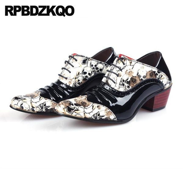 dress shoes printed retro high heel skull flower pointed toe floral vintage british style elevator black men oxfords italy
dress shoes printed retro high heel skull flower pointed toe floral vintage british style elevator black men oxfords italy