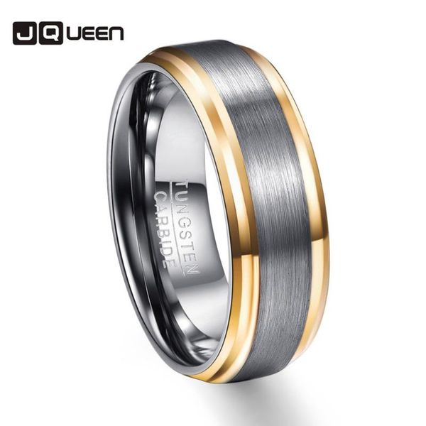 wedding rings jqueen party ring gold color edge brushed men tungsten carbide anillos para hombres pierscienie, Slivery;golden
wedding rings jqueen party ring gold color edge brushed men tungsten carbide anillos para hombres pierscienie, Slivery;golden
