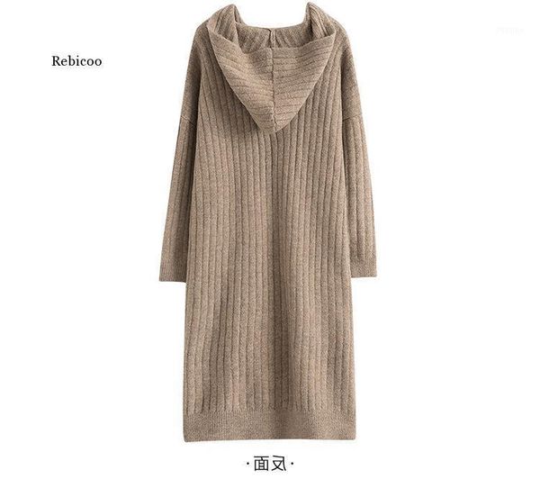 women's sweaters warm women winter dress hooded long vestidos loose oversized ankle length elegant fashion female pull, White;black
women's sweaters warm women winter dress hooded long vestidos loose oversized ankle length elegant fashion female pull, White;black