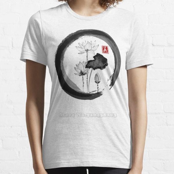 women's t-shirt lotus flower - traditional japanese ink painting on vintage rice paper women soft comfortable tshirt tee shirt, White
women's t-shirt lotus flower - traditional japanese ink painting on vintage rice paper women soft comfortable tshirt tee shirt, White