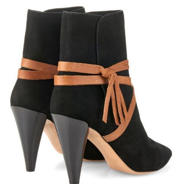 boot younger crosses slip-on girdle fall winter short for women pointed to toe peak heel suede boots name of party shoes, Black
boot younger crosses slip-on girdle fall winter short for women pointed to toe peak heel suede boots name of party shoes, Black