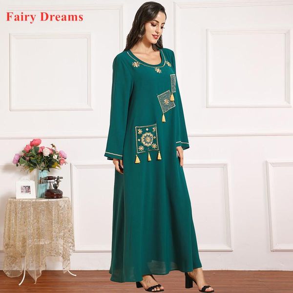 autumn islamic robe embroidery muslim women's abaya temperament printing stitching pocket long slevees casual turkish dress ethnic clot, Red
autumn islamic robe embroidery muslim women's abaya temperament printing stitching pocket long slevees casual turkish dress ethnic clot, Red