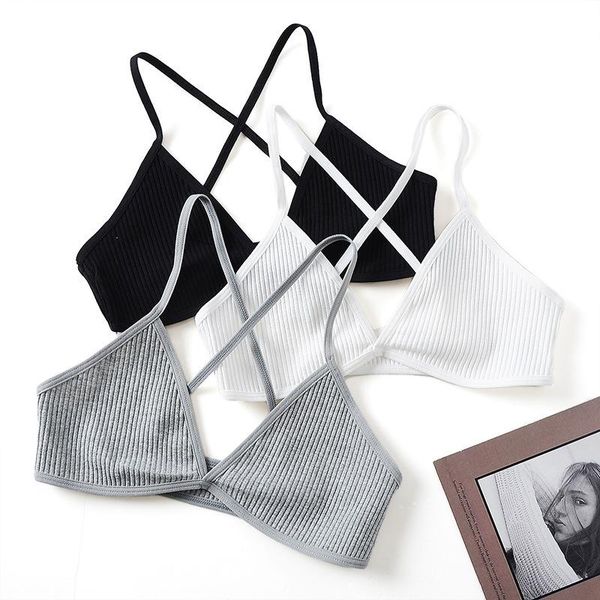 bras ladies cotton light weight ribbed bra underwear breathable brassiere criss back lingerie wireless ultra thin unlined intimates, Red;black
bras ladies cotton light weight ribbed bra underwear breathable brassiere criss back lingerie wireless ultra thin unlined intimates, Red;black