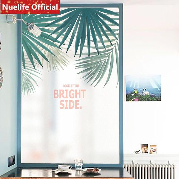 57x90cm tropical green plant pattern frosted window film toilet living room kitchen office shop opaque glass stickers
57x90cm tropical green plant pattern frosted window film toilet living room kitchen office shop opaque glass stickers