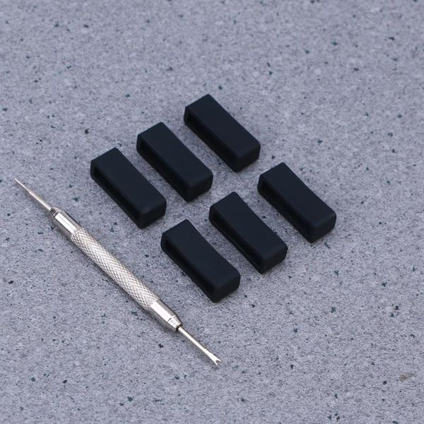 watch bands 11pcs replacement silicone band strap loops watchand accessories (10pcs 22mm black loop + 1pc fixed tool), Black;brown
watch bands 11pcs replacement silicone band strap loops watchand accessories (10pcs 22mm black loop + 1pc fixed tool), Black;brown