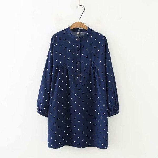 casual dresses plus size women dress black white blue long sleeve dot fashion mini, Black;gray
casual dresses plus size women dress black white blue long sleeve dot fashion mini, Black;gray