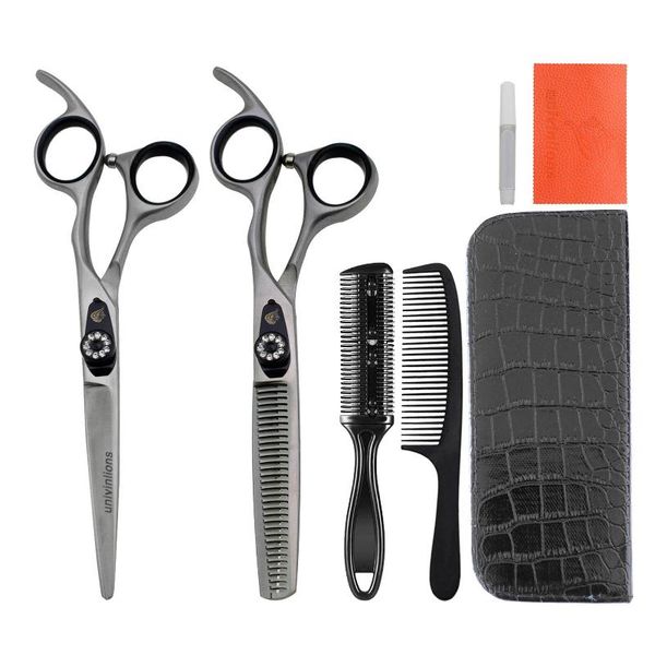 hair scissors univinlions 6" kit barber shears salon accessories cutting thinning tools professional hairdressing set
hair scissors univinlions 6" kit barber shears salon accessories cutting thinning tools professional hairdressing set