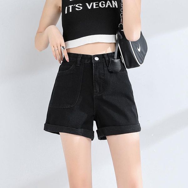 women's jeans 2021summer high waist non-elastic denim shorts large pocket loose hundred curling all-match a- line wide leg, Blue
women's jeans 2021summer high waist non-elastic denim shorts large pocket loose hundred curling all-match a- line wide leg, Blue