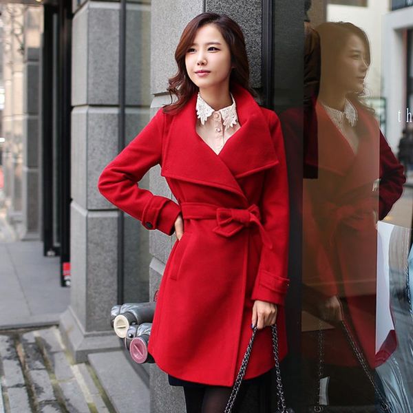 women's wool & blends winter warm thicken coat women elegant with belt long oversized outwear jacket female korea fahion cltothing 2021, Black
women's wool & blends winter warm thicken coat women elegant with belt long oversized outwear jacket female korea fahion cltothing 2021, Black