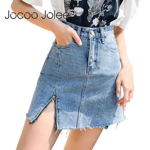 jocoo jolee high waist zipper split mini demin skirt elegant chic bodycon short jean skirt korean harajuku streetwear casual 210619, Black
jocoo jolee high waist zipper split mini demin skirt elegant chic bodycon short jean skirt korean harajuku streetwear casual 210619, Black
